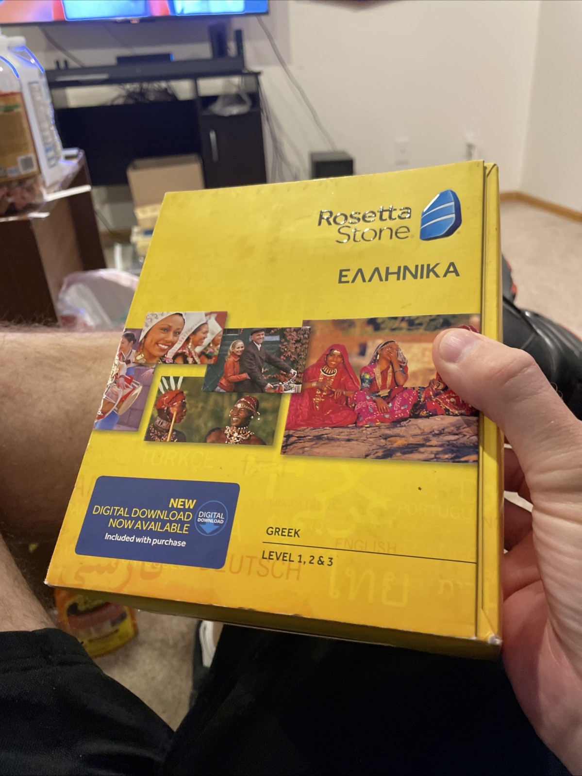 NEW Rosetta Stone Greek Levels 1 2 & 3 Box Set V4 TOTALe Software Factory Sealed