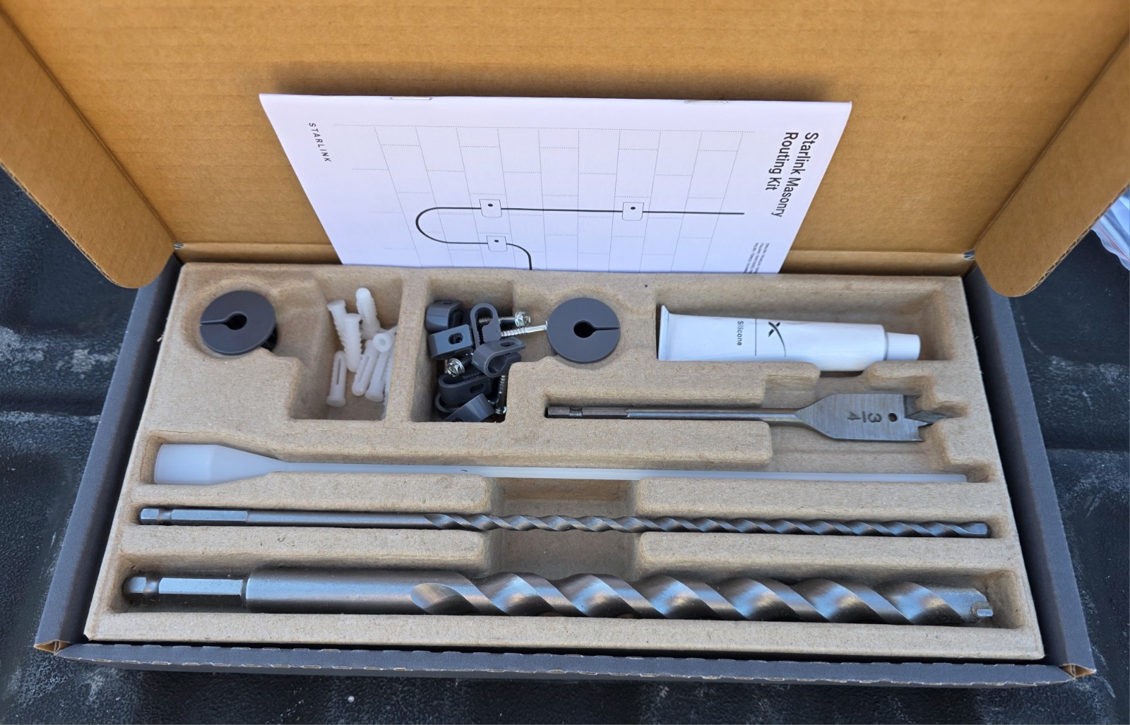 StarLink Cable Masonry Routing Installation Kit