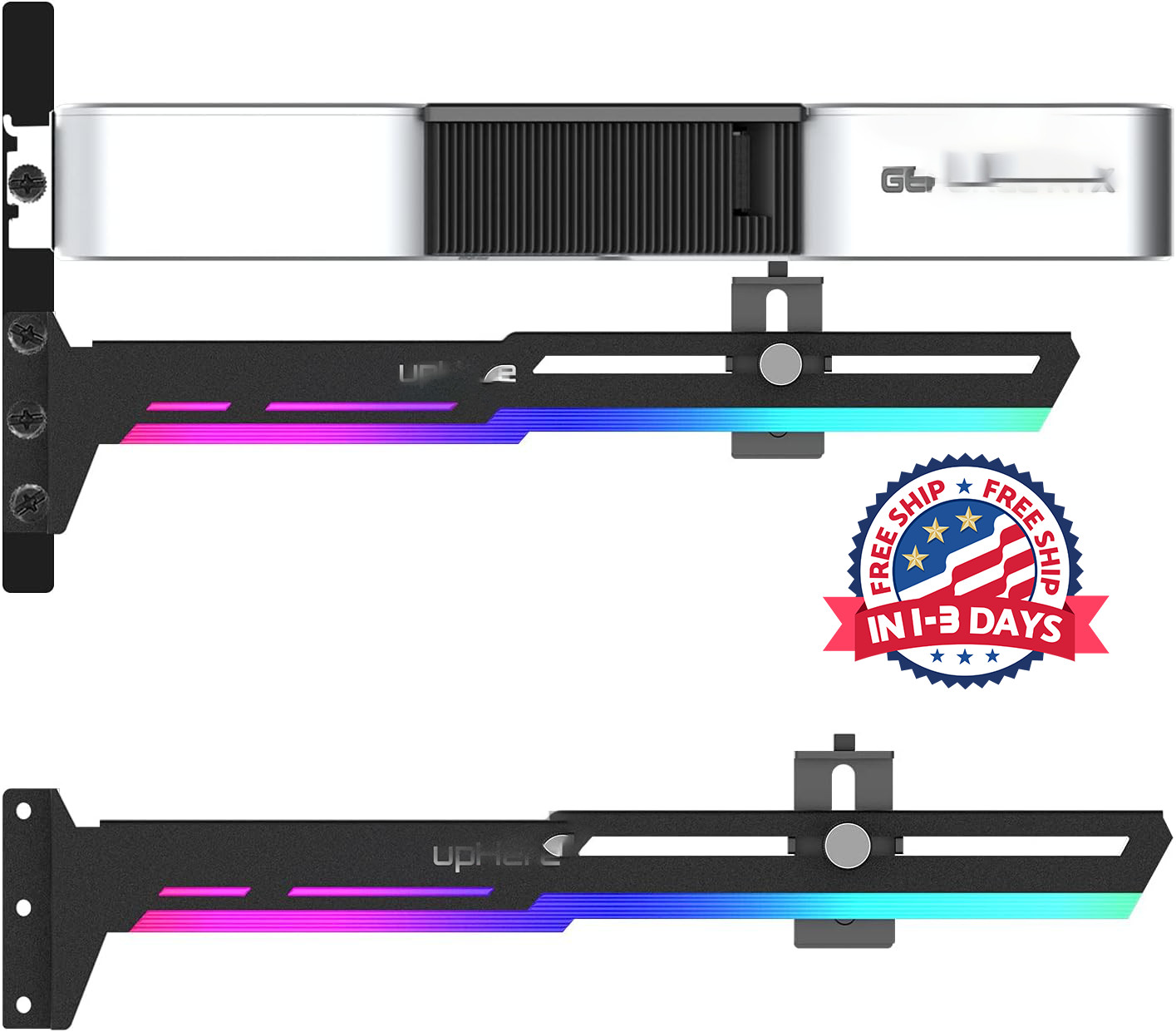 Soporte Para GPU RGB De 5V Y 3 Pines, Tarjeta Gráfica RGB Colorida