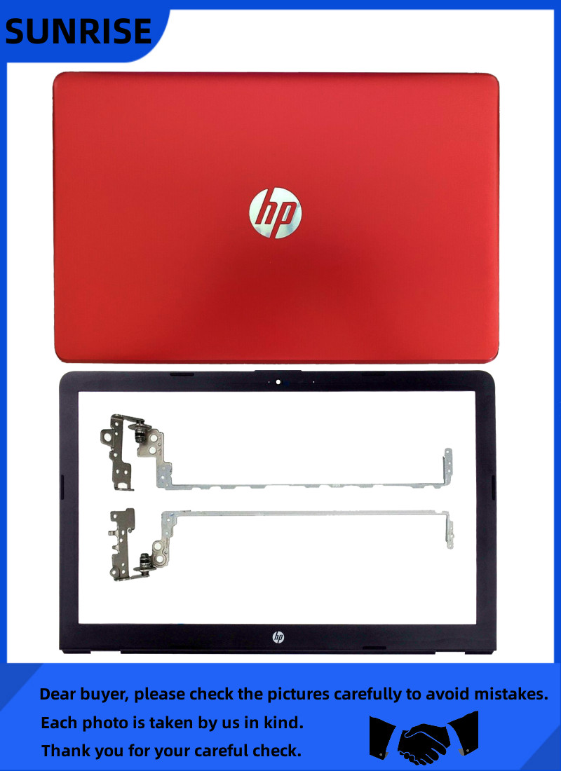 New HP 15-BS234WM 15Z-BW 15T-BS TPN-C130 SeriesLCD Back Lid Cover&Bezel&Hinges