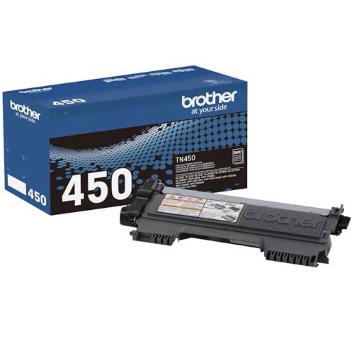 Brother TN450 Genuine OEM High Yield Black Toner Cartridge 2600 Pages Open Box