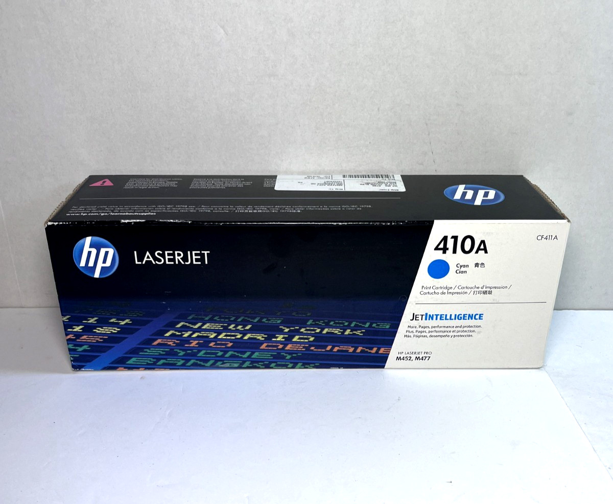 New HP 410A CF411A Cyan LaserJet Toner