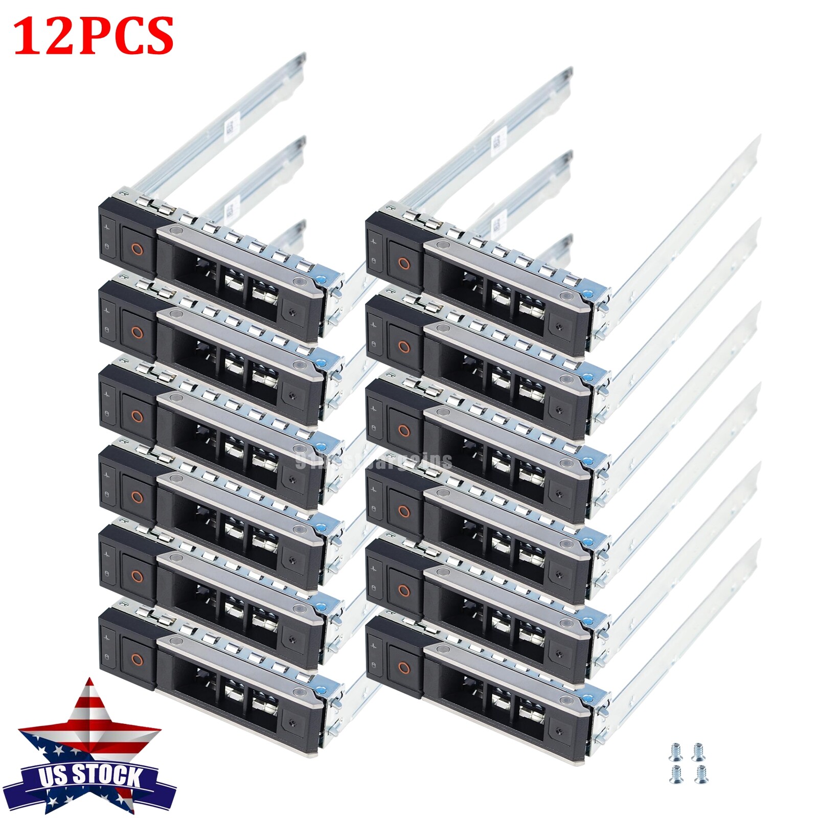12 3.5" SATA HDD Caddy Tray X7K8W 0X7K8W For Dell G14/Gen14 R640 R6415 R740 R940
