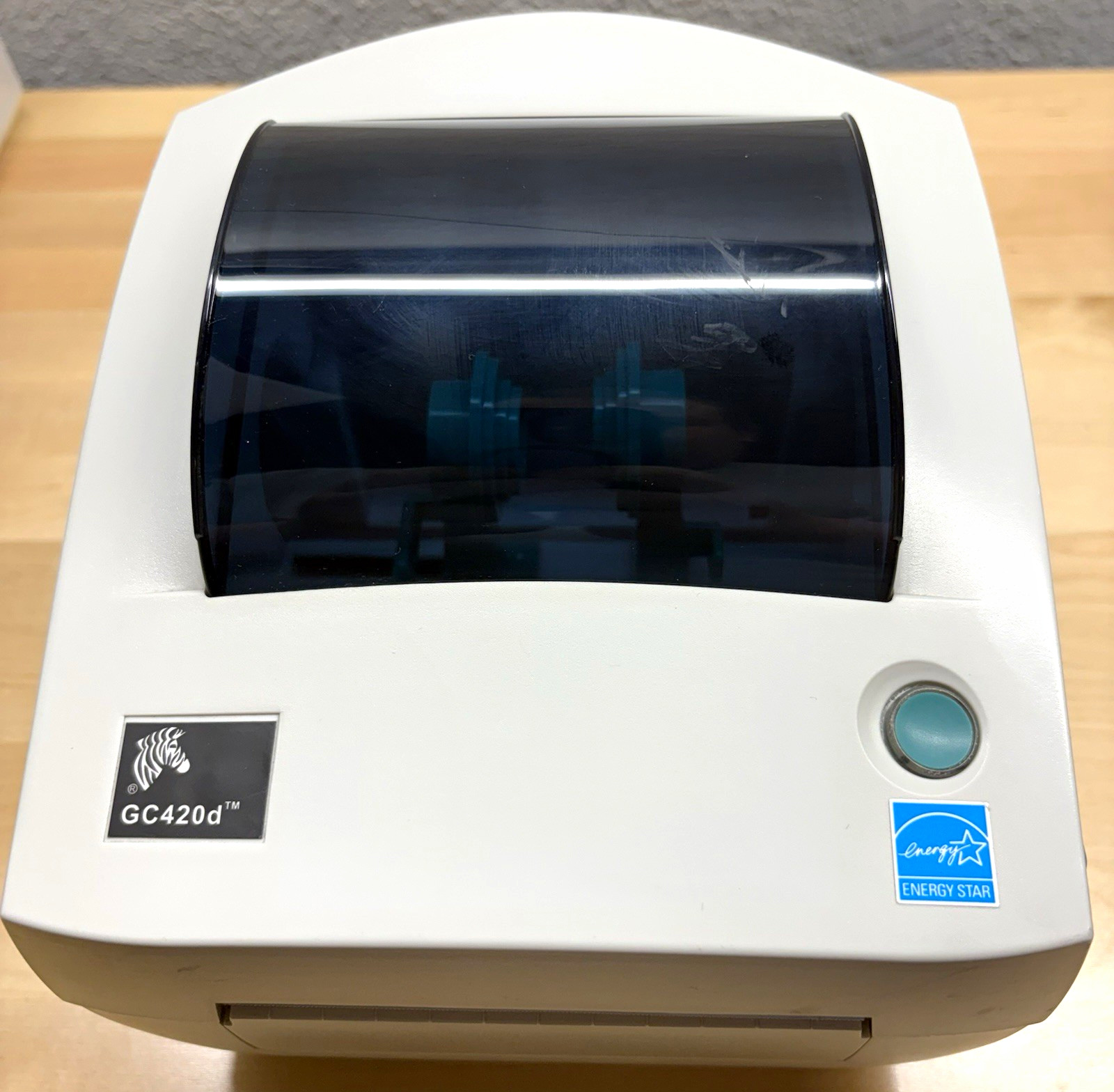 Zebra GC420d Direct Thermal Label Printer USB Serial Parallel + PSU & USB Cable
