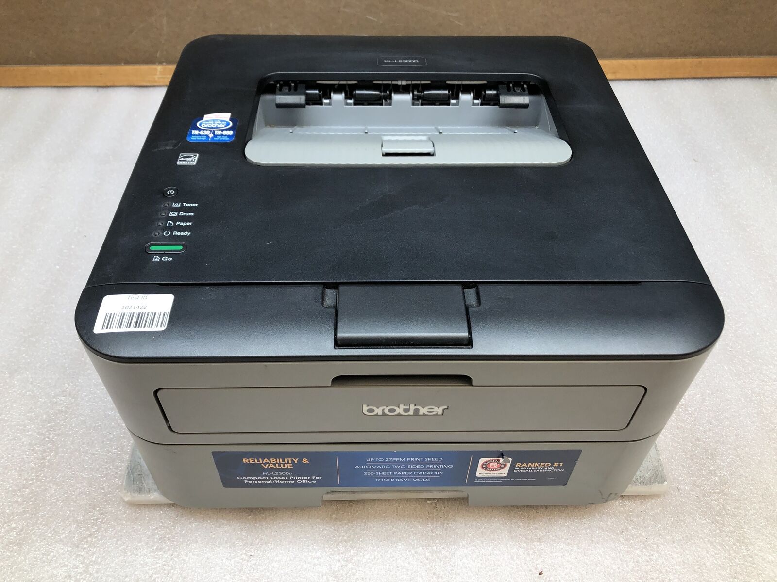 Brother HL-L2300D Monochrome Duplex Standard Laser Printer, 7K Pgs TESTED, RESET