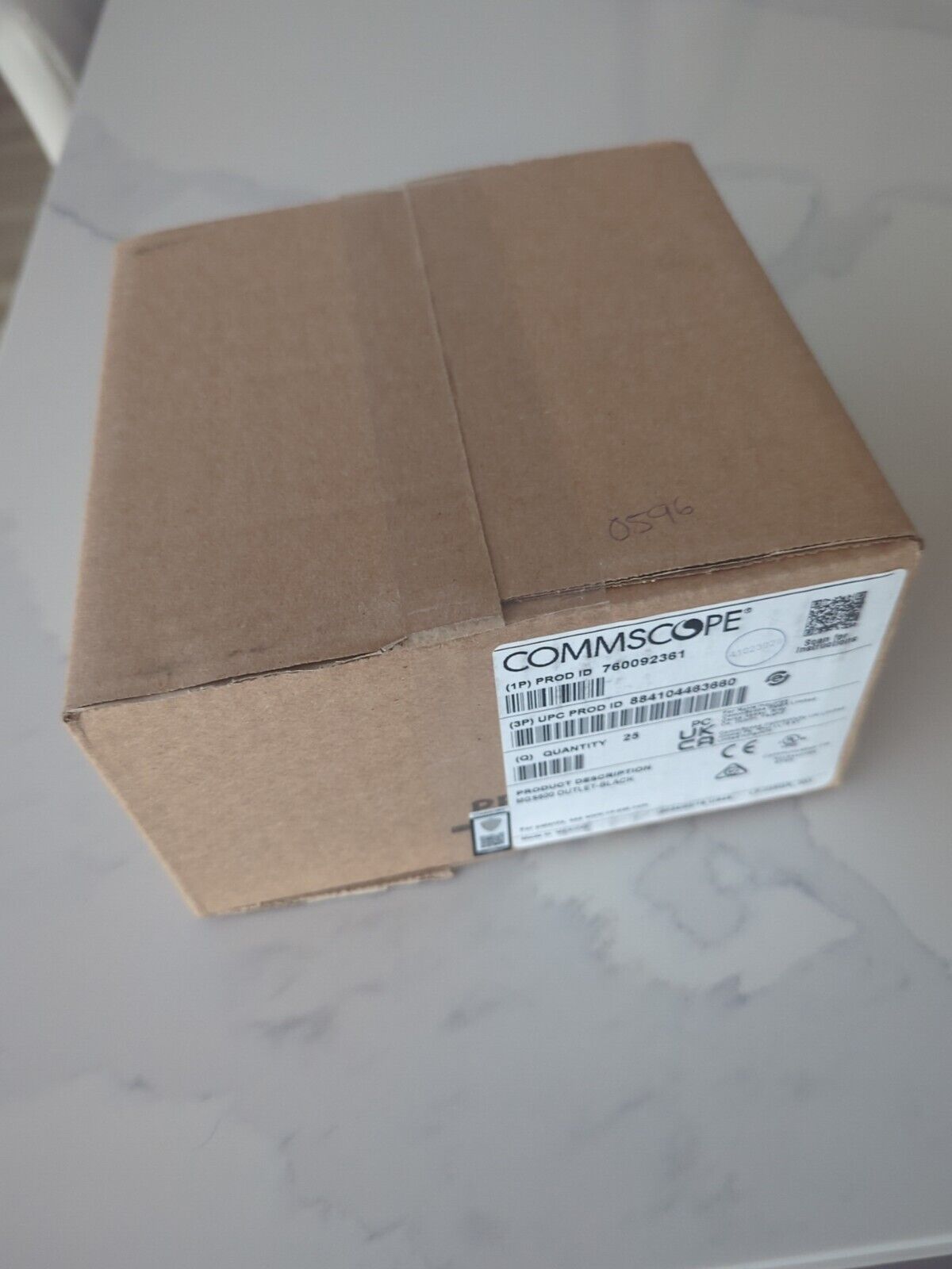 Commscope Cat 6A Black Modules MGS600 (Box 25)