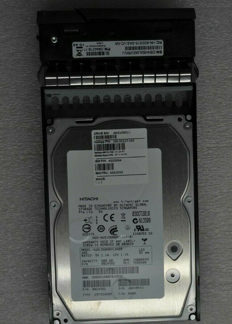 Hitachi HDD 600GB 6G 15K 3.5