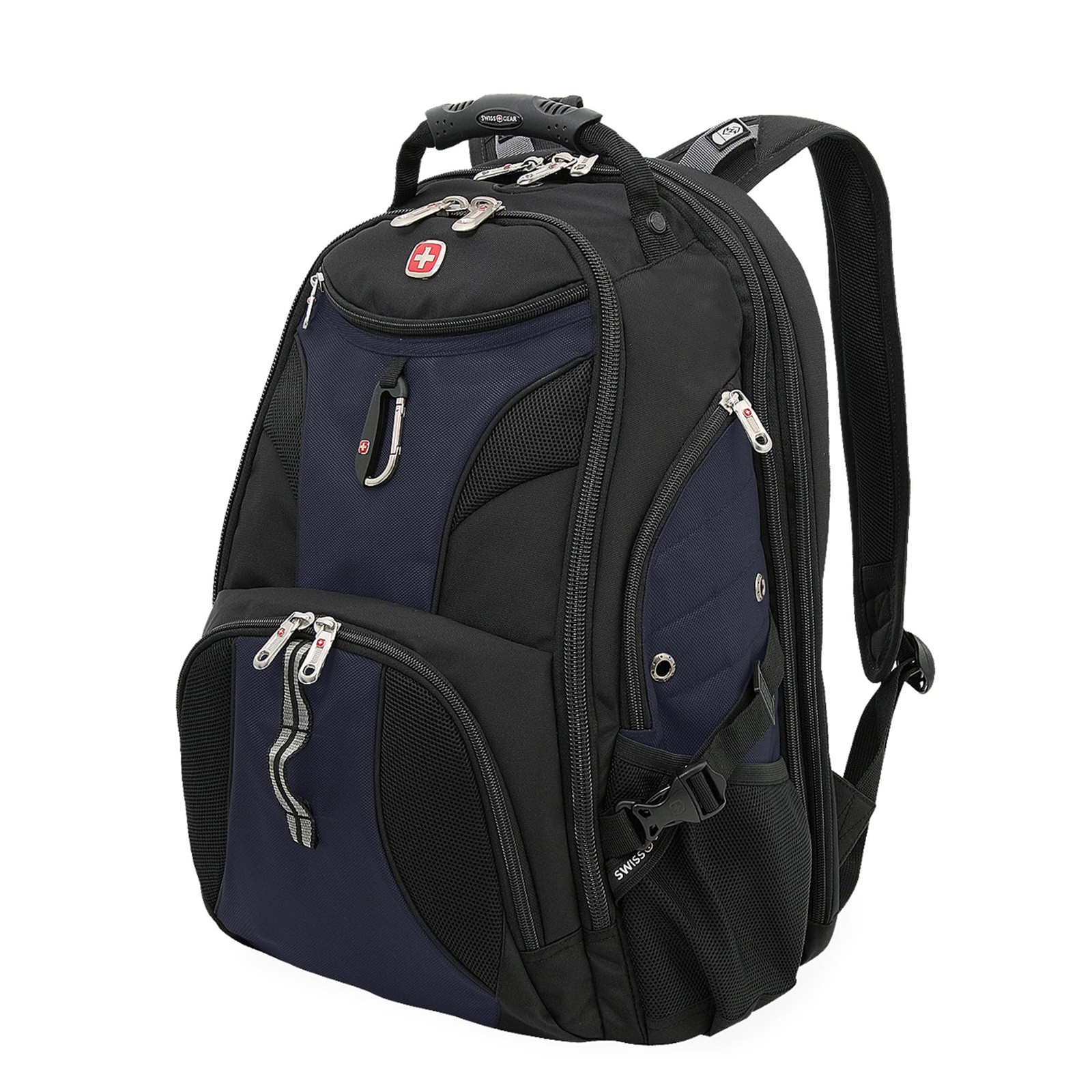 SwissGear 1900 ScanSmart TSA 17" Laptop Backpack 19" Blue Black RFID 31L