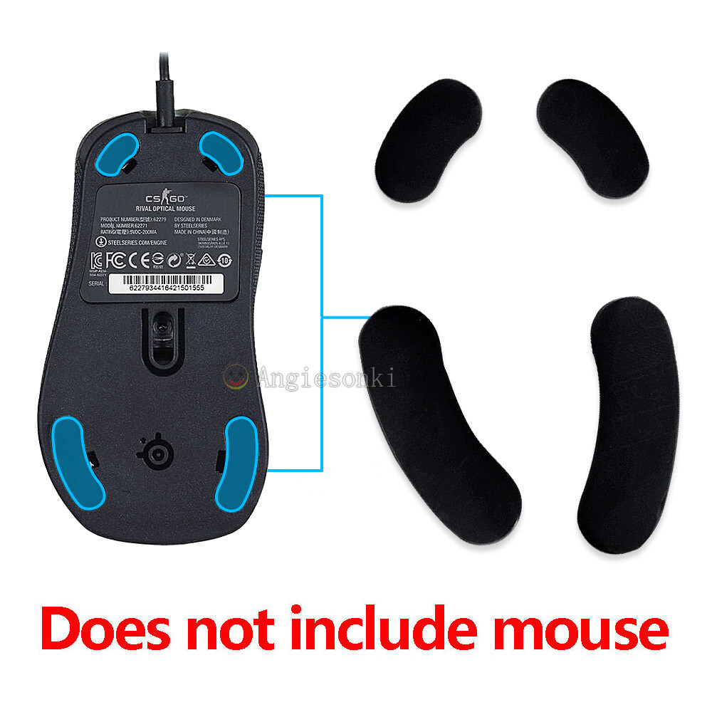 2 Sets Hotline Games Mouse Feet Skates for Steelseries Rival 300 Mouse 