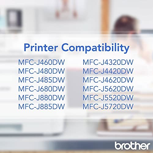 LC2033PKS CYAN/MAGENTA/YELLOW HIGH YIELD INK CARTRIDGE, 3/PACK BROTHER