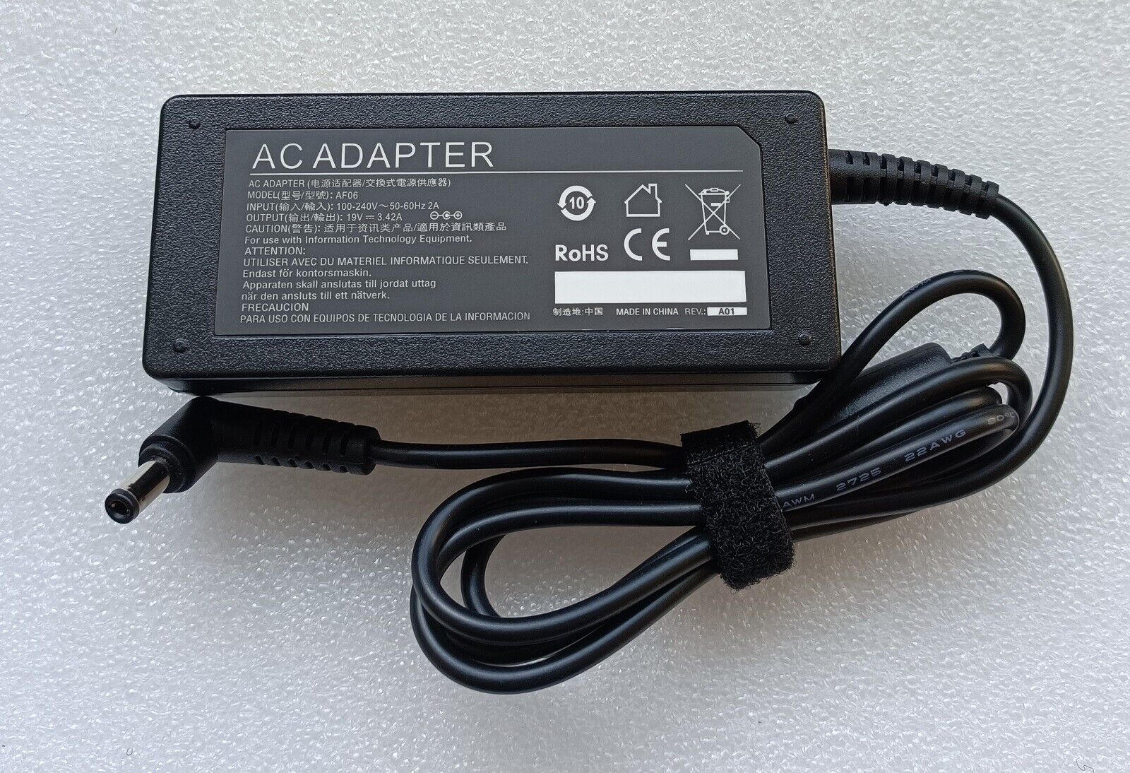 Certified 19V 1.58/3.42/4.74A Charger for Toshiba C50 C650 C660 L300 L650 R30