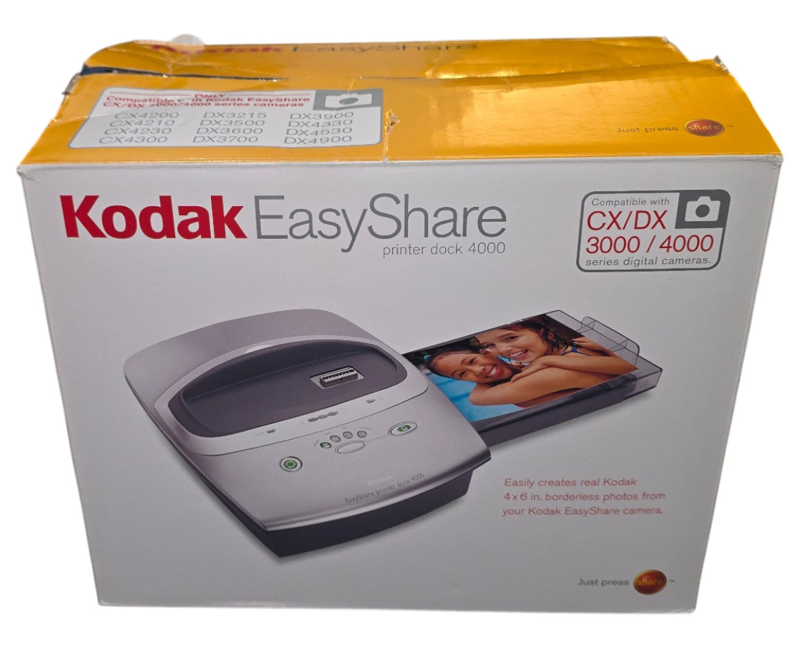 Kodak EasyShare Printer Dock 4000 for CX DX 3000 4000 Cameras Complete Tested