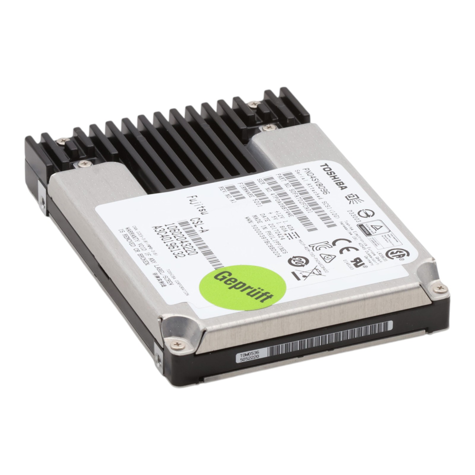 Toshiba 960GB Toshiba PX04SVB096 2.5" SAS 12G MLC Enterprise SSD SDFAT02FCA01