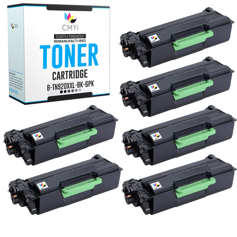 CMYi Compatible 6-Pack TN920XXL Printer Toner fits Brother  MFC-EX915DW L5710DN