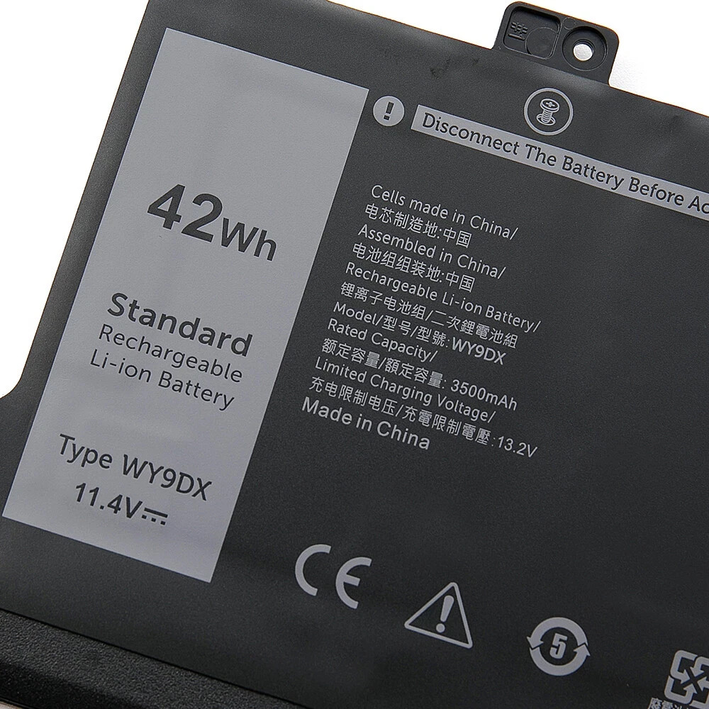 3-CELL 42Wh WY9DX Battery For Dell Latitude 14 5420 15 5520 Precision 15 3560