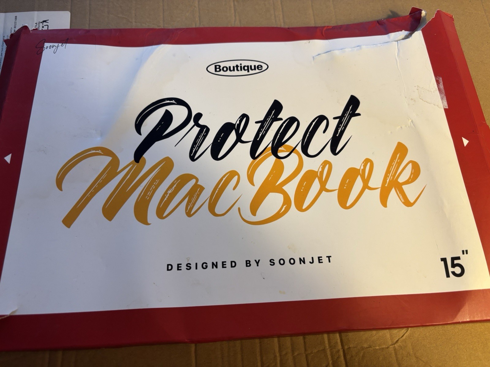 Boutique Protect MacBook Compatible with Macbook Pro 13” Designed By Soonjet New