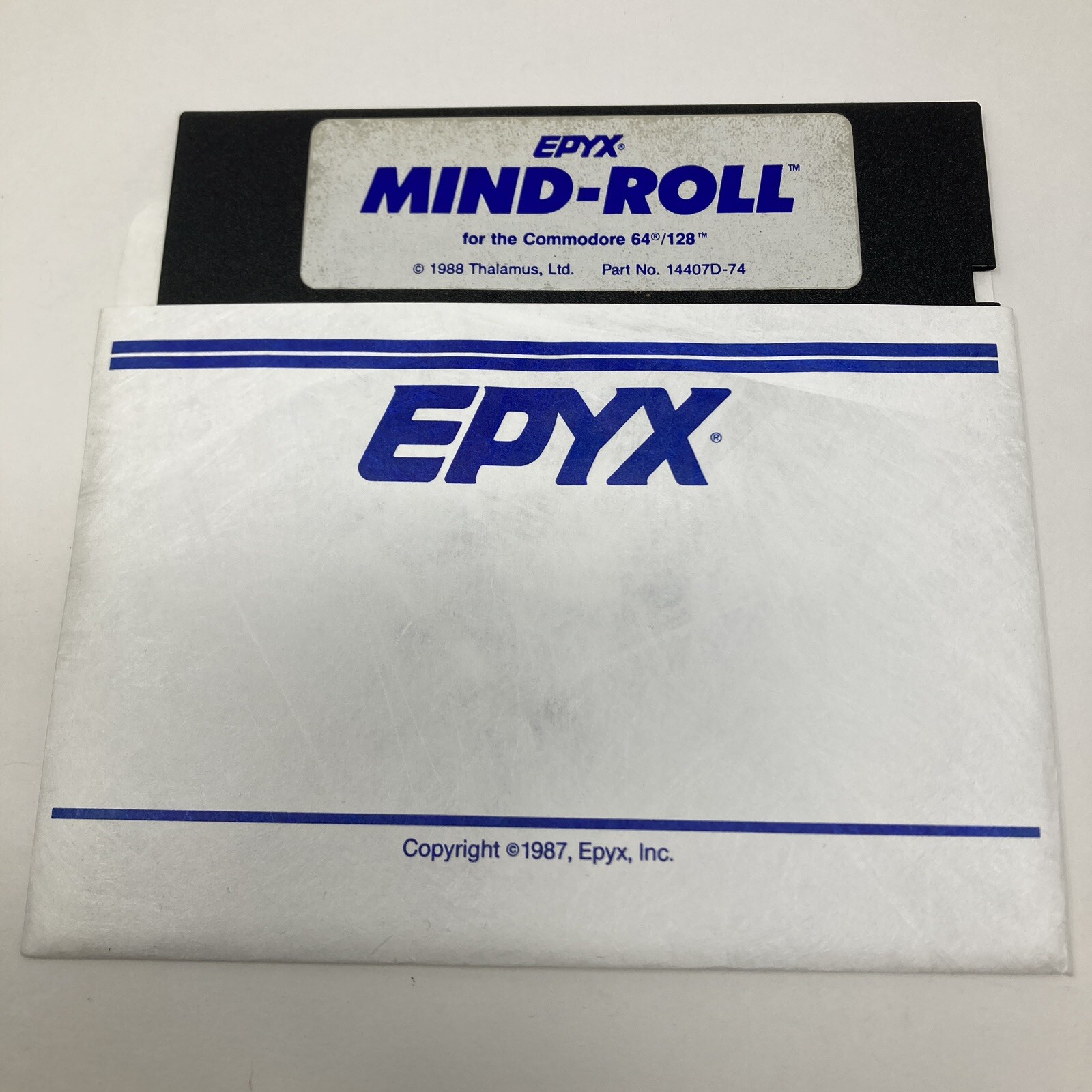 Commodore 64: MIND-ROLL Original Disk by EPYX - C64
