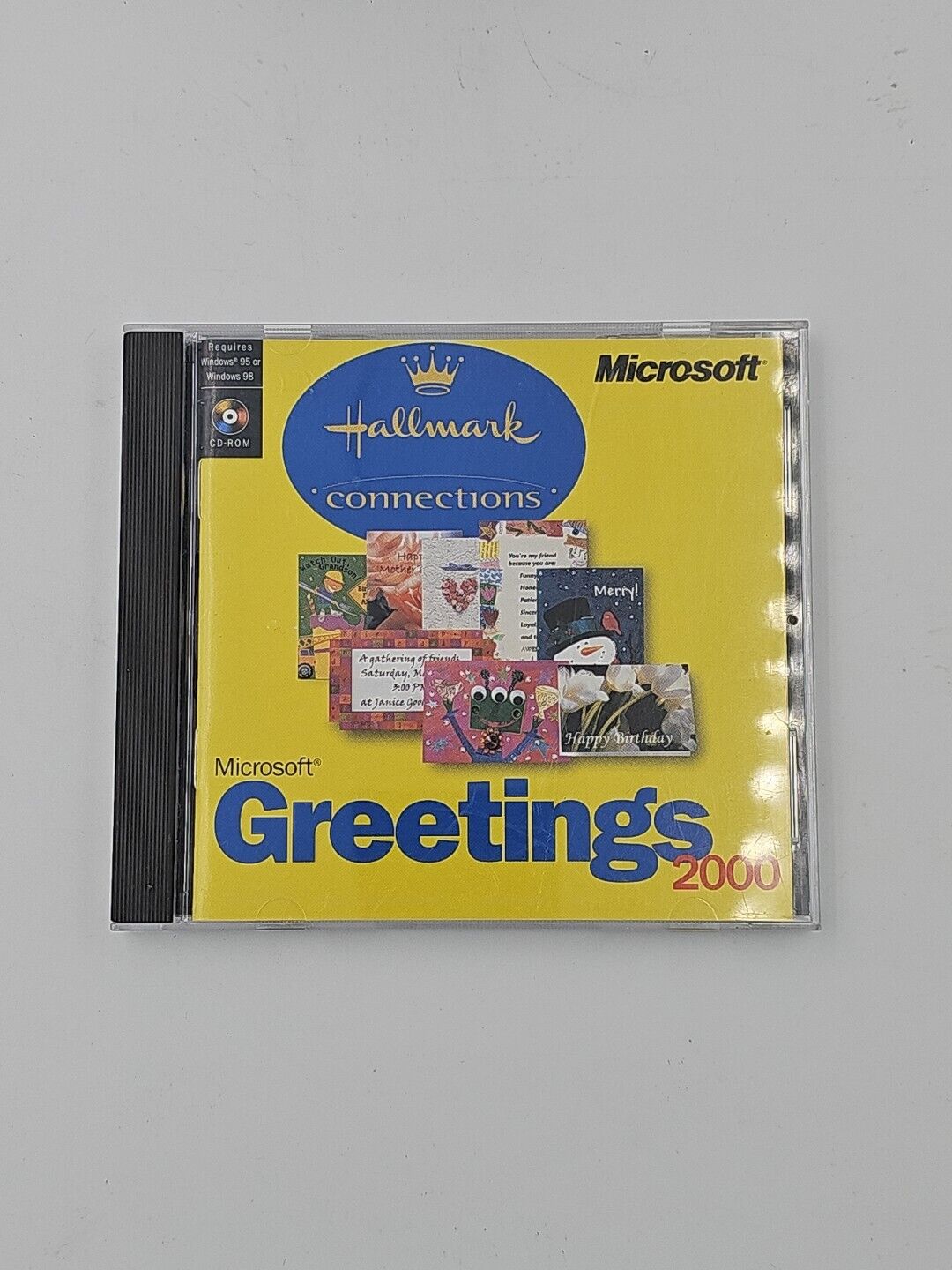 Microsoft Greetings 2000 Hallmark Connections CD ROM 