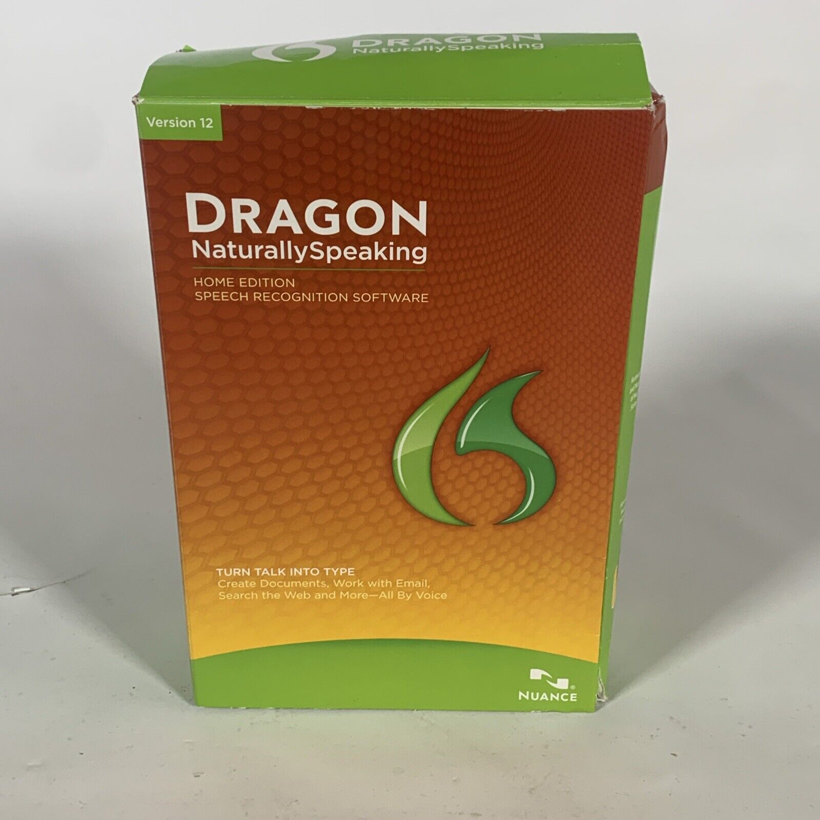 Dragon Naturally Speaking Home Version 12 Speech Recognition Software w/Head Set