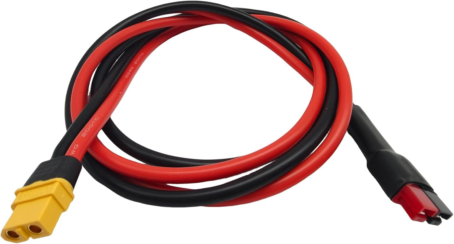 3.2Ft 10AWG XT60 to Anderson Adapter Extension Cable, XT60 Female to Anderson...