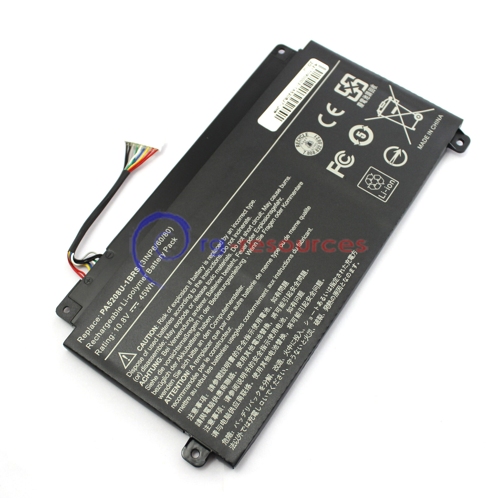 Laptop Battery For Toshiba Chromebook CB35-C3300 CB35-C3350 PA5208U PA5208U-1BRS