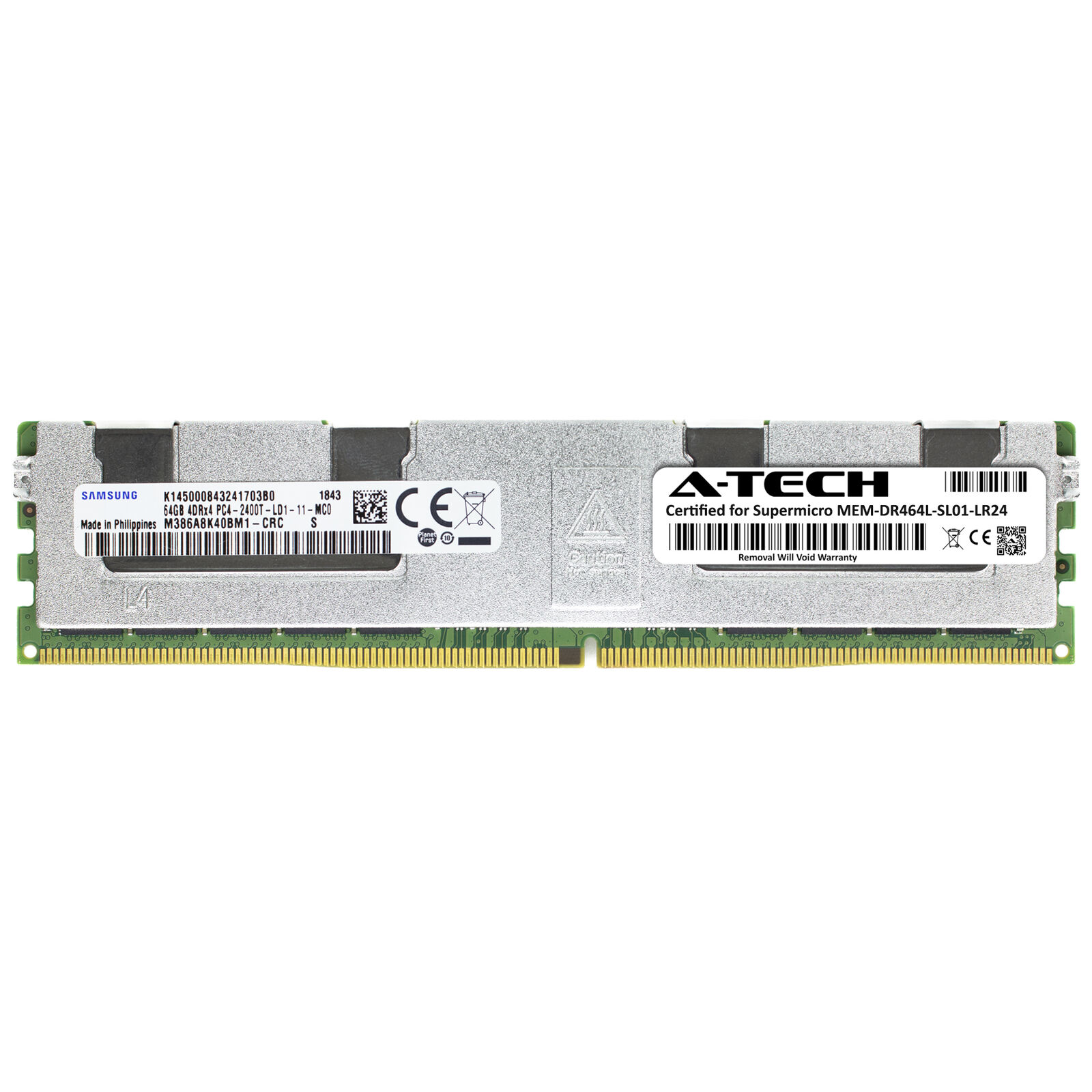 64GB PC4-19200L Supermicro MEM-DR464L-SL01-LR24 Equivalent Server Memory RAM