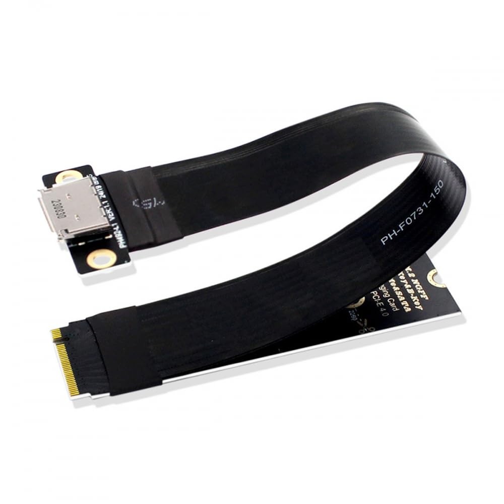 2280 NGFF PCI-E4.0 M.2 M-Key to Oculink SFF-8612 SFF-8611 Host Cable 15cm for...