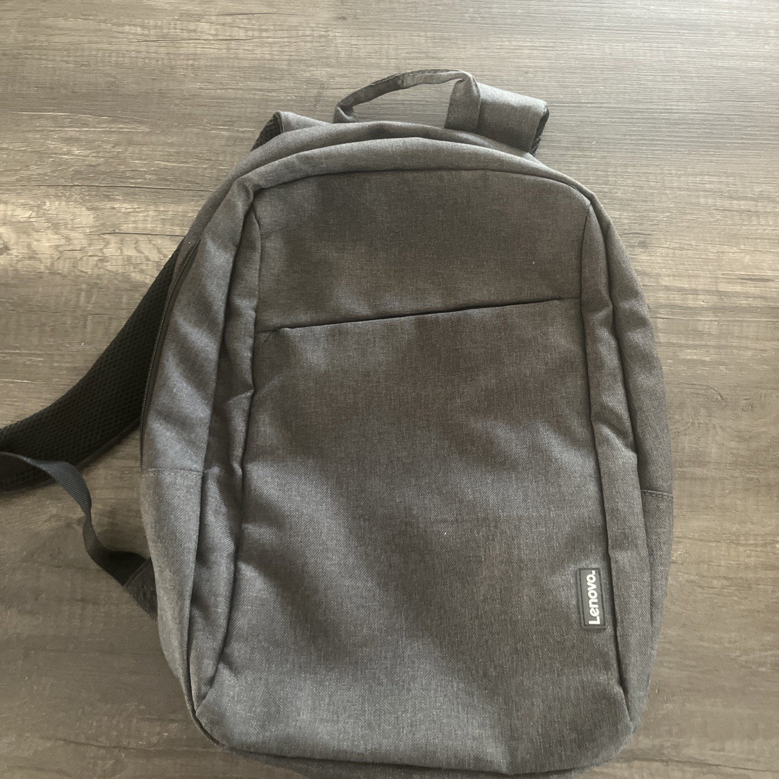 Lenovo Gray Laptop Backpack Computer Travel School Daypack Padded Tech Bag