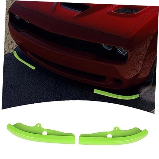 for Challenger Front Bumper Lip Splitter Protector Cover Trim for Small Green