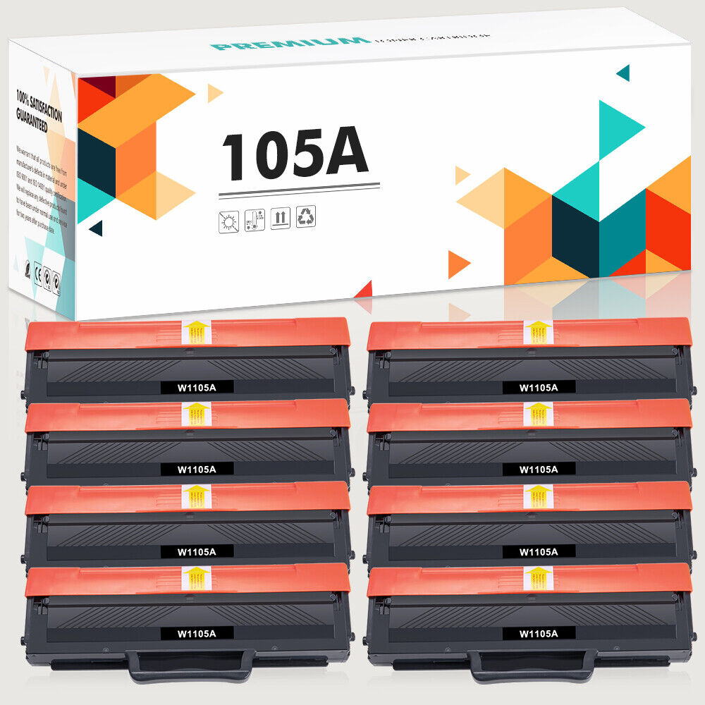 1-10PK W1105A Toner Cartridge Compatible with HP 105A MFP 107a 107w 137fnw LOT
