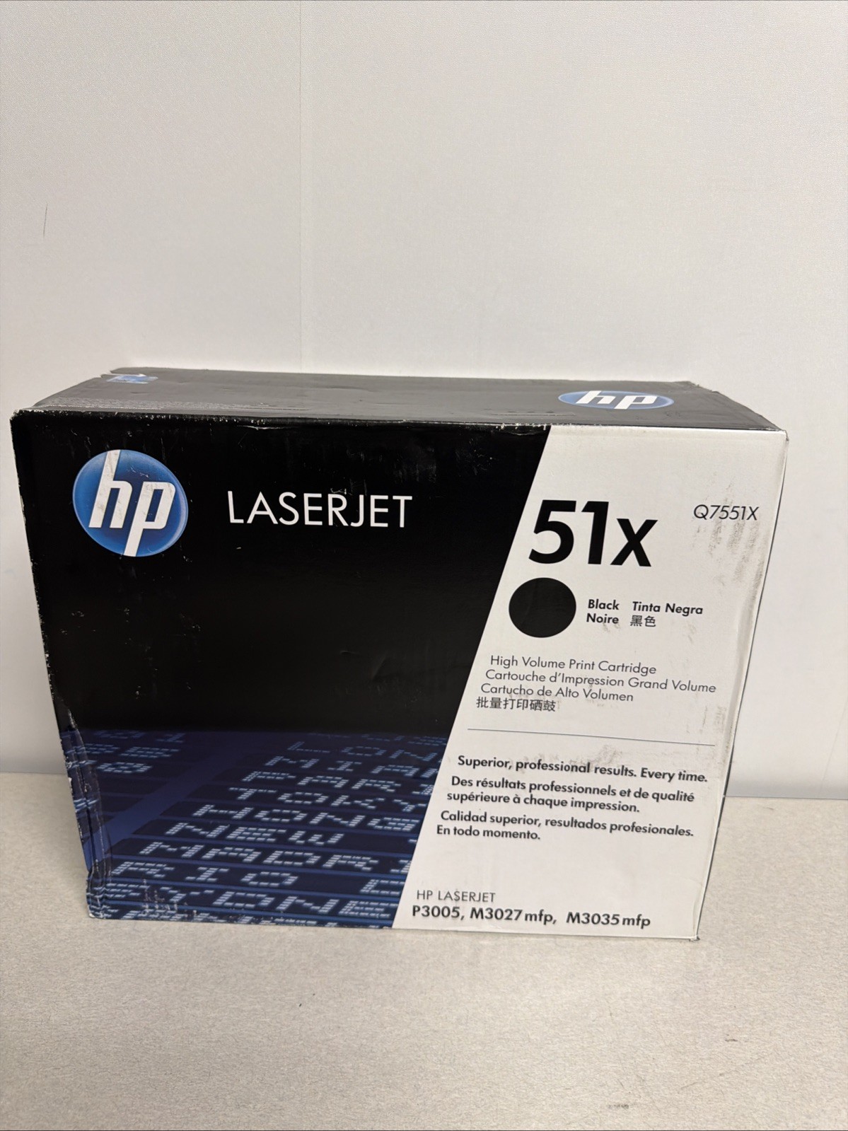 Genuine HP 51X Q7551X OEM HP BLACK Toner NEW Sealed