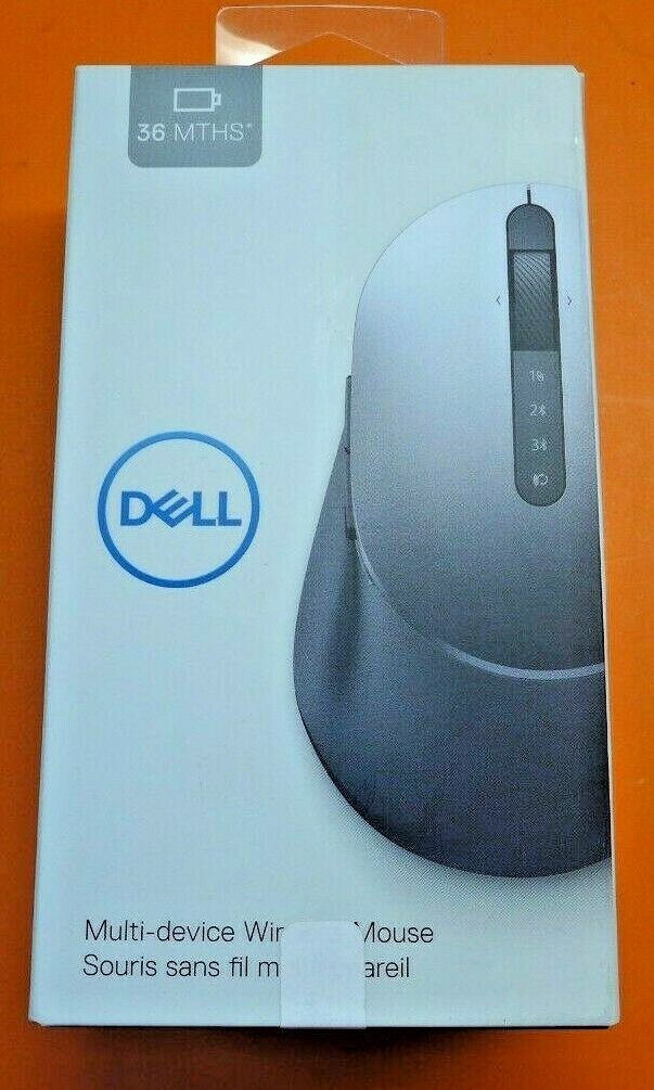 NEW Dell Multi-Device Wireless Mouse Silver MS5320W PCNC1