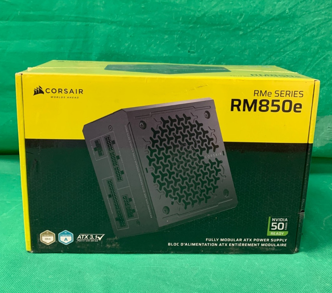 Corsair RM850e 2025 Fully Modular Low-Noise 850W ATX Power Supply - Black