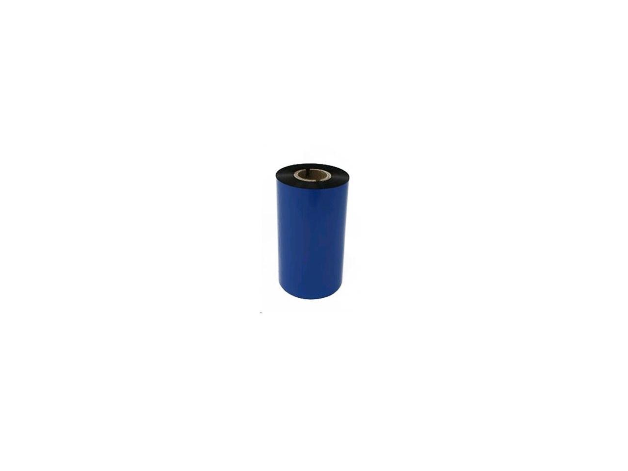 Brother 110mm (4.33in) Wide TT Wax/Resin Ribbon - Black - 1 Core w Notch - 300m/
