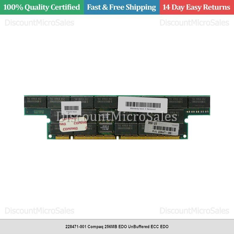 228471-001 Compaq 256MB EDO UnBuffered ECC EDO