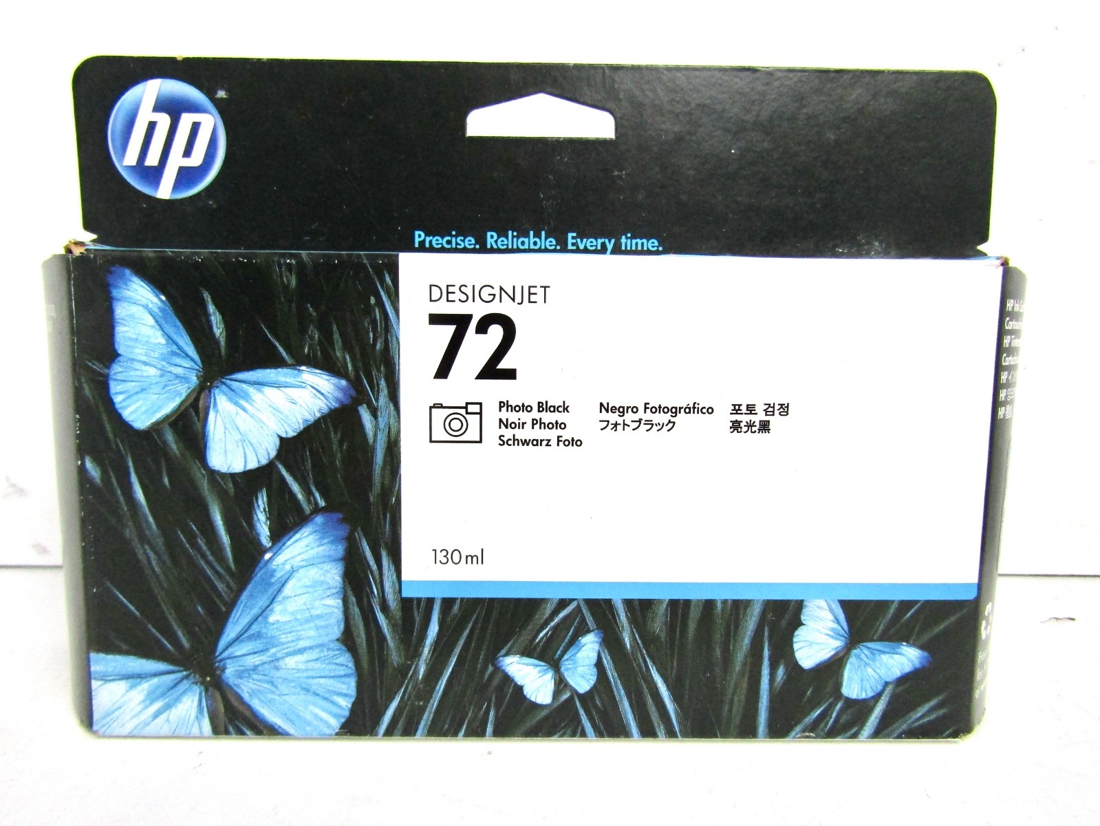 Genuine HP 72 (C9370A) PHOTO BLACK Ink Cartridge, 130ml. Expired: 01/2020