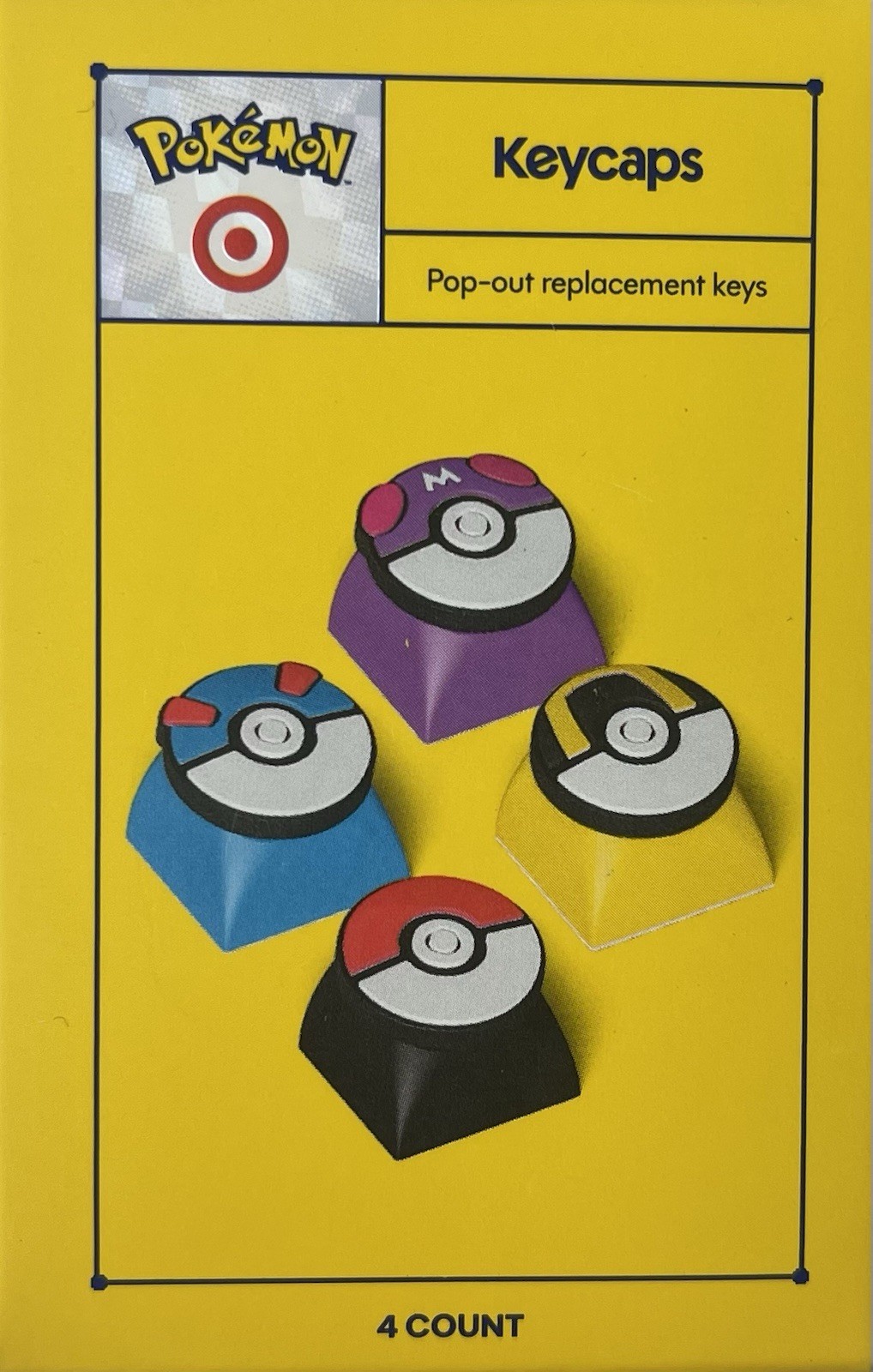 Pokemon x Target Keyboard Key Caps NEW IN BOX