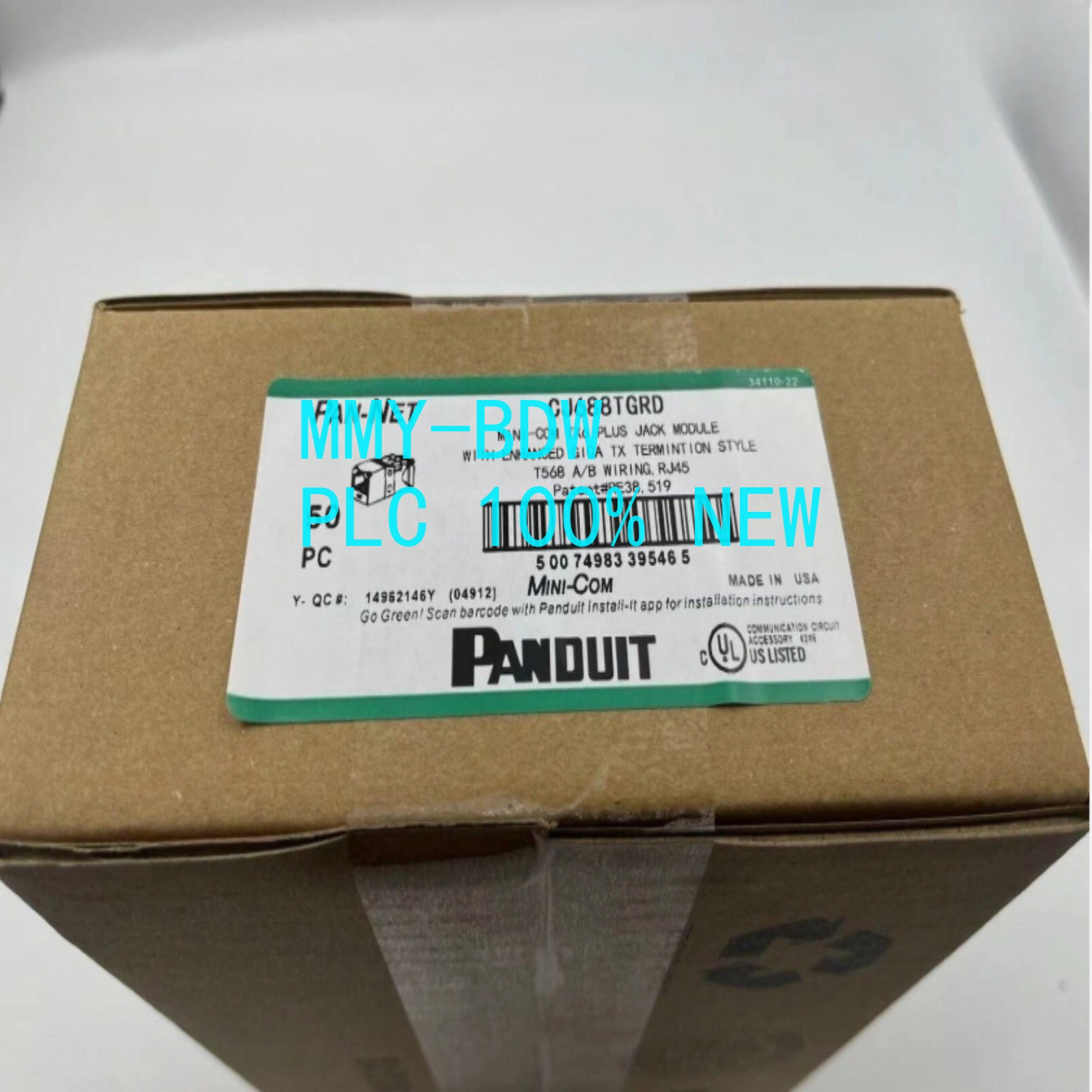 50PC/box Panduit Giga TX Cat6 Jack Red CJ688TGRD Freight Free