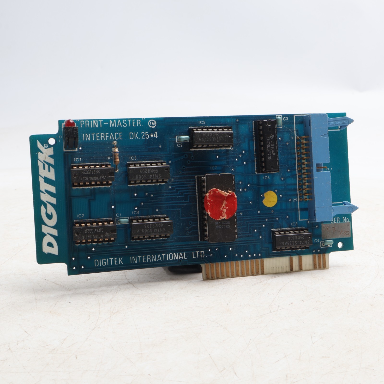Vintage Digitek Printmaster Interface DK 25 4 Card