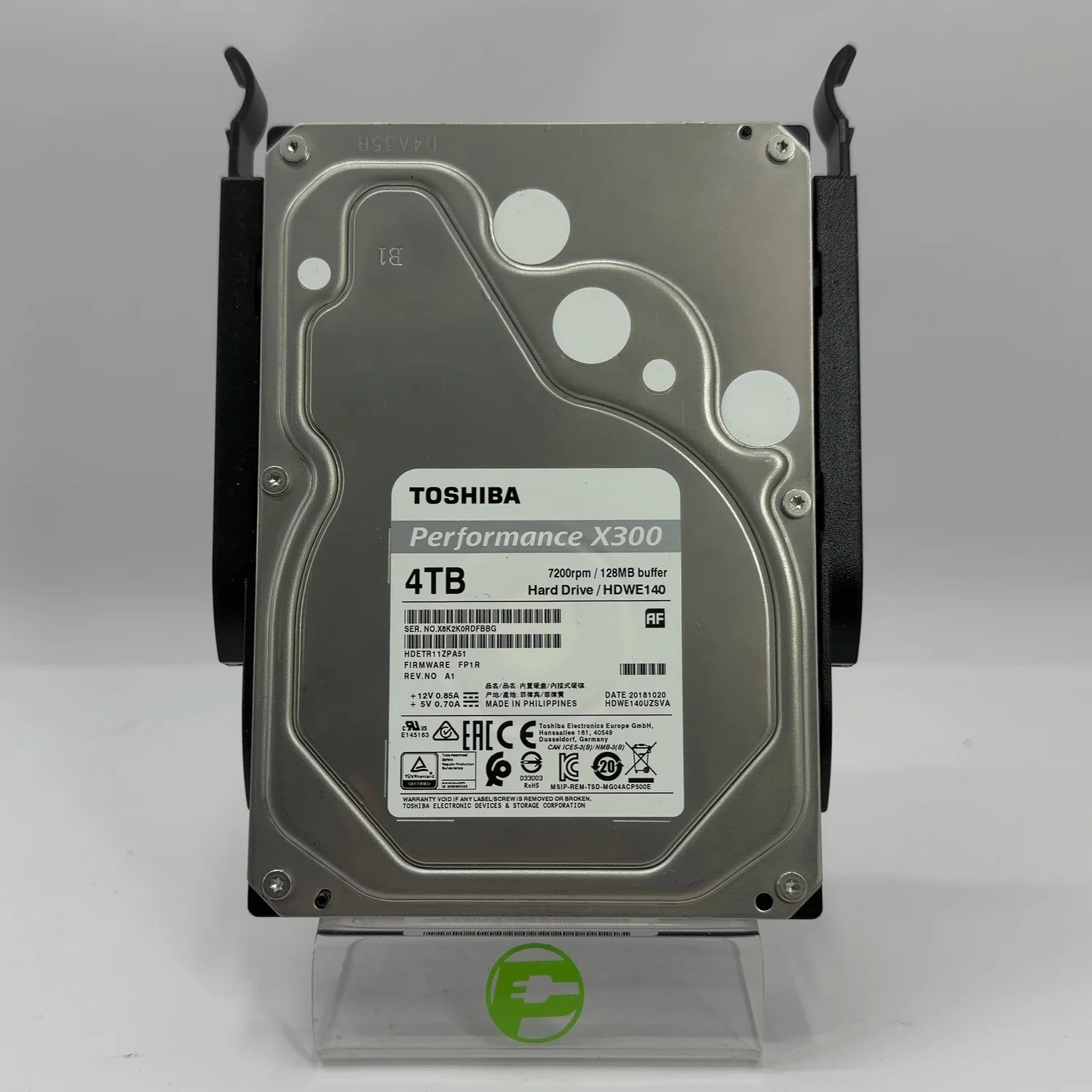 Toshiba 3.5" Performance X300 4TB SATA III 6Gbps HDD HDETR11ZPA51