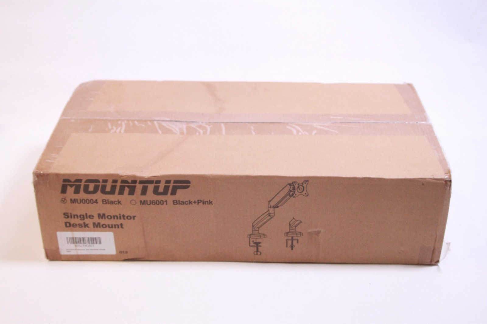 Mountup Single Monitor Desk Mount, Adjustable Gas Spring Monitor Arm S