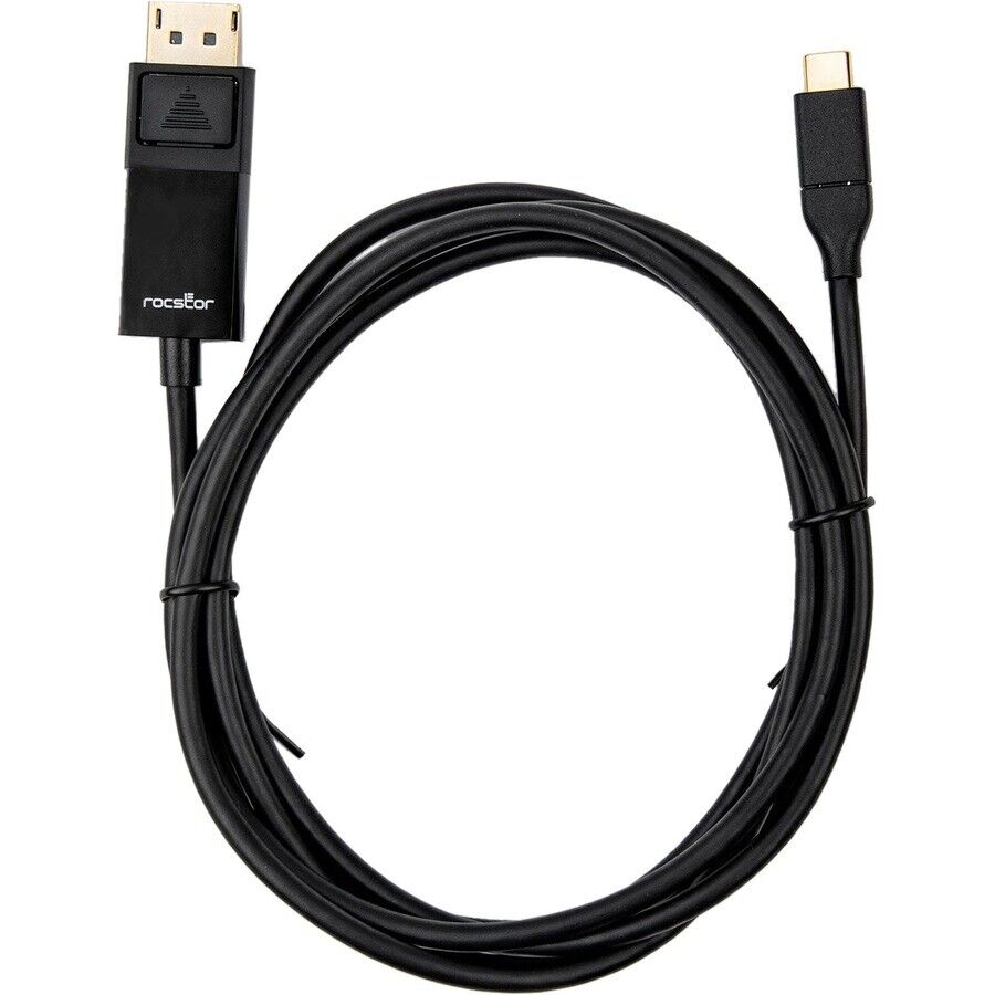 Rocstor Premium 6ft USB-C to DisplayPort Cable M/M- USB Type-C to Displayport...