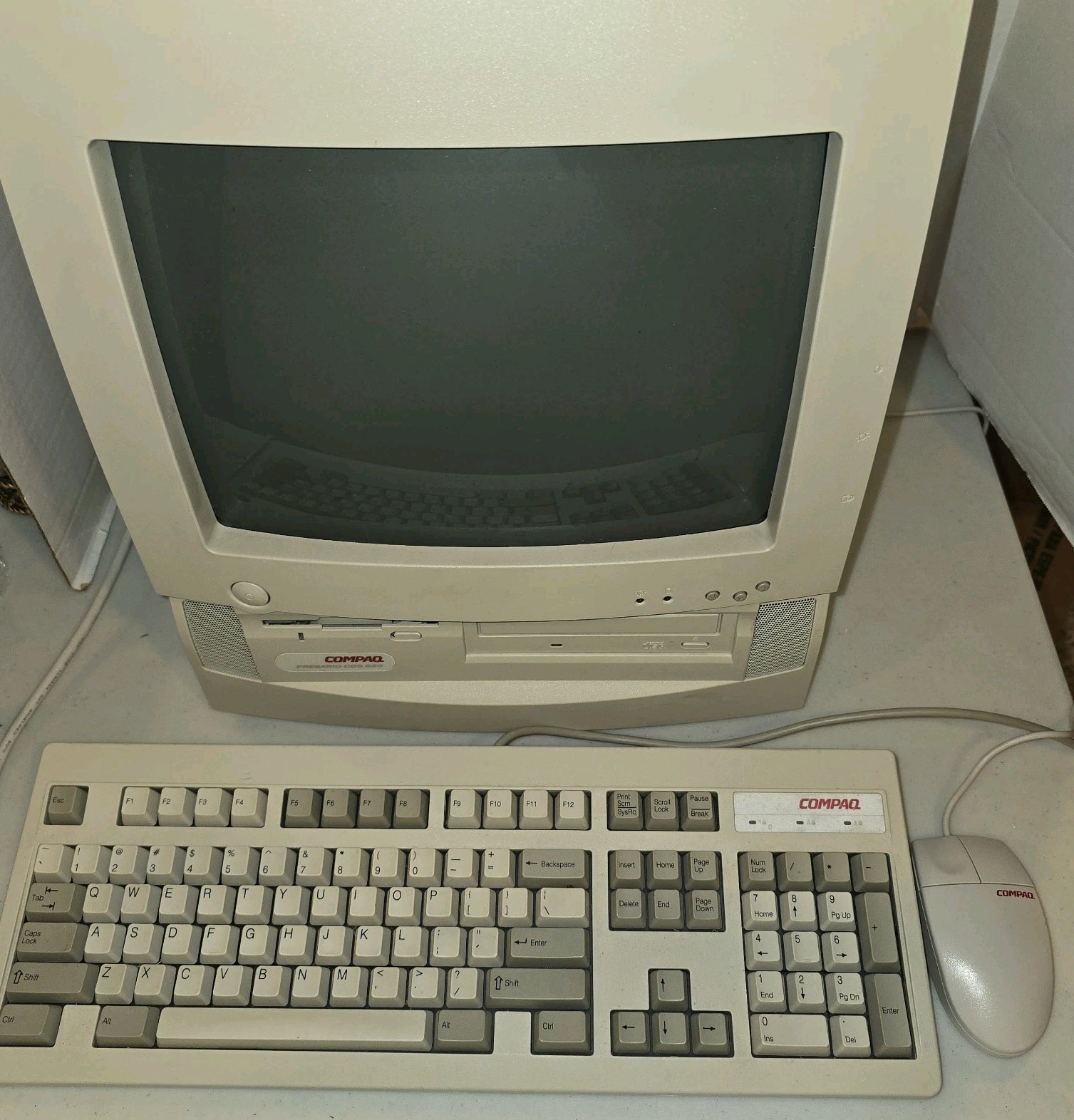 Vintage Compaq Presario CDS 520 486SX2 Windows 3.1 Factory Reset Tech Tested