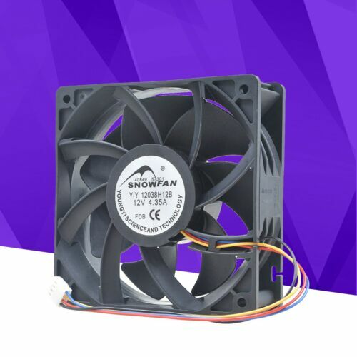 New SNOWFAN Y-Y12038H12B 12V 4.35A 12038 Ant 6000 rpm violent cooling fan 2025