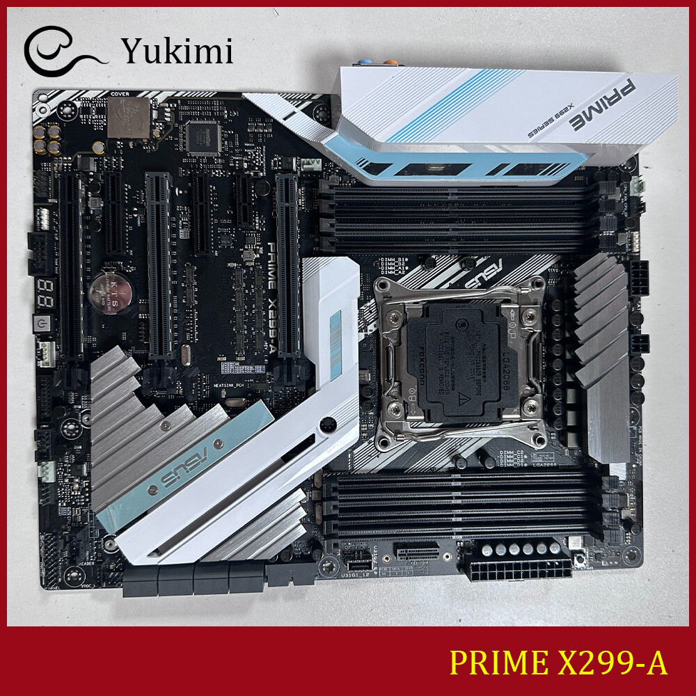FOR ASUS PRIME X299-A DDR4 Intel LGA 2066 128GB ATX Motherboard Test OK