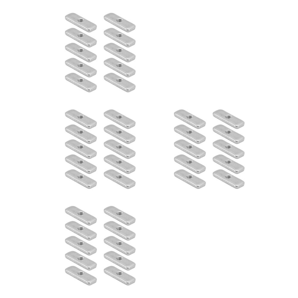 40 pcs M3 Rectangular Mounting Plates Compatible with Voron V0 , Metal