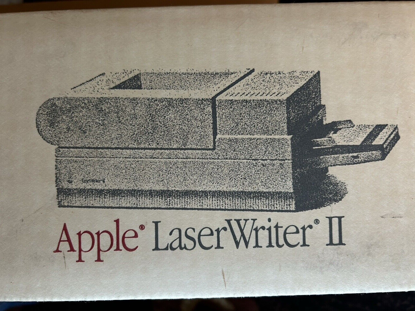 VTG Apple LaserWriter II M6009 BOX ONLY with Toner BOX Only--house your set