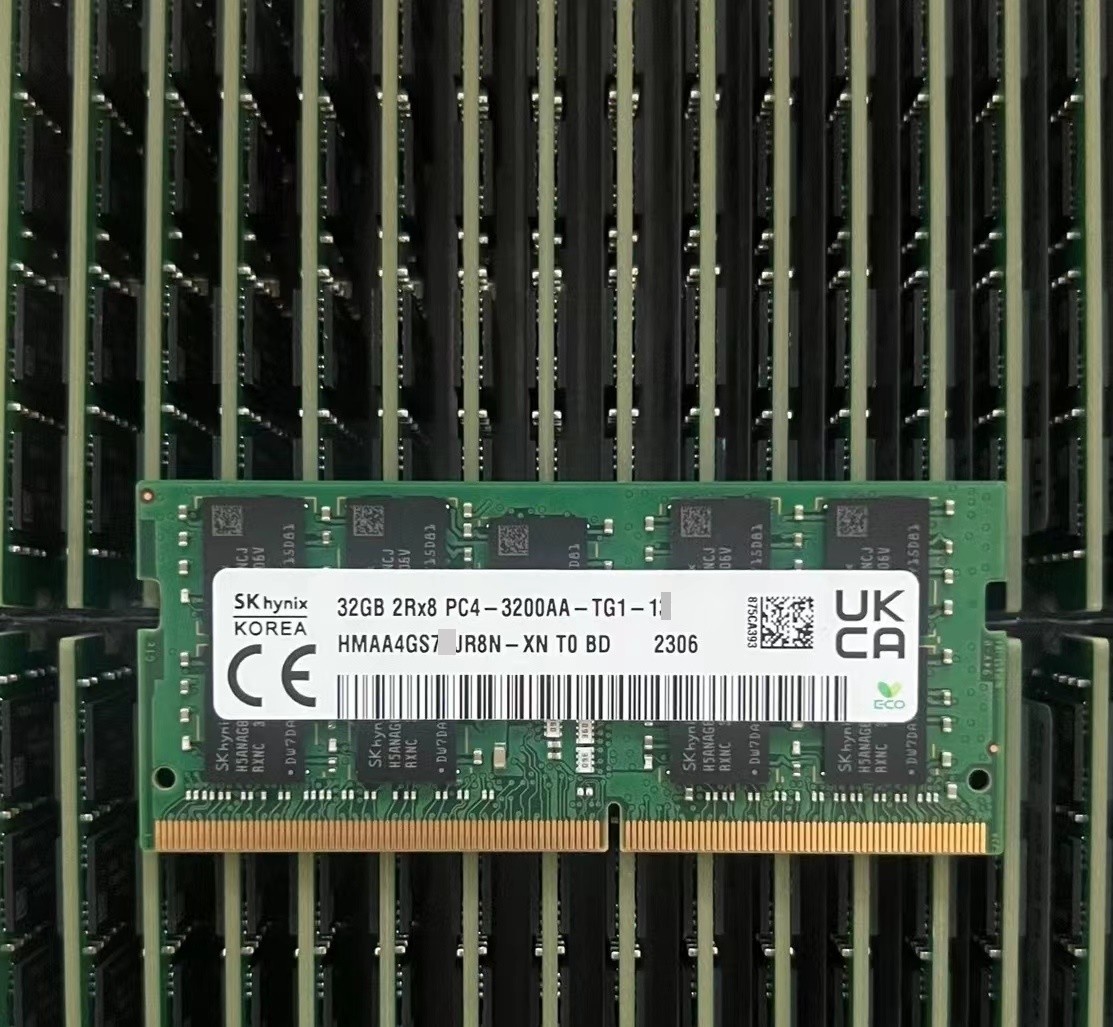 SK Hynix 32GB DDR4 3200 Laptop ECC SODIMM RAM PC4-3200AA-TG1  for DELL HP Lenovo