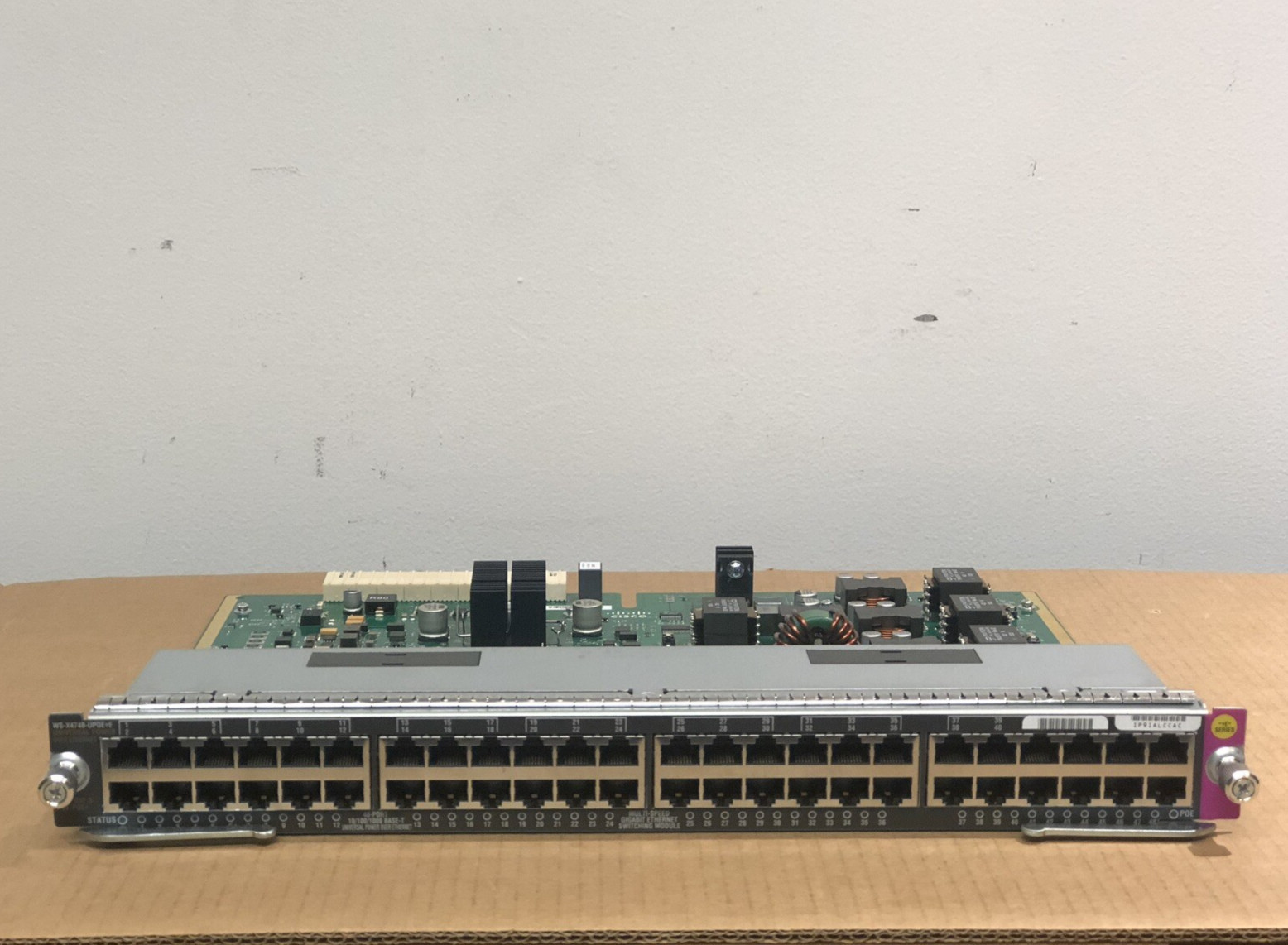 Cisco Catalyst WS-X4748-UPOE+E 4500-E UPoE Series Switch Line Card 1GbE 48 Ports