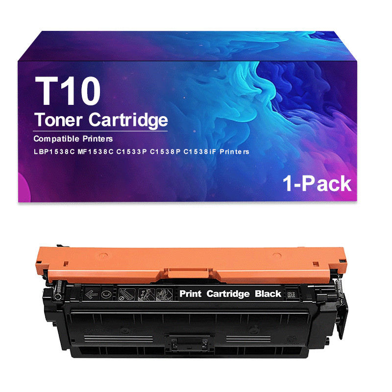 T10 Black Toner Cartridge Compatible for imageRUNNER C1533iF C1538iF 1 Pack